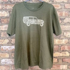 ⭐️5/$15⭐️ Less People More Life on Two Lanes T-shirt - Men’s XL